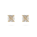 Ohrstecker Elegant · je 0,50 ct Cushion-Cut Labordiamant · 14k Gelbgold