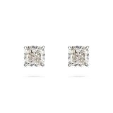 Ohrstecker Elegant · je 0,50 ct Cushion-Cut Labordiamant · 14k Weißgold