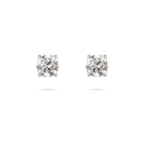 Ohrstecker Classic · je 0,50 ct Labordiamant · 14k Weißgold