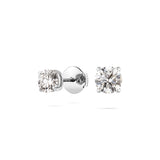 Ohrstecker Classic · je 0,50 ct Labordiamant · 14k Weißgold