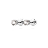Ohrstecker Classic · je 0,50 ct Labordiamant · 14k Weißgold