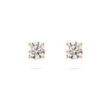 Ohrstecker Classic · je 0,50 ct Labordiamant · 14k Gelbgold