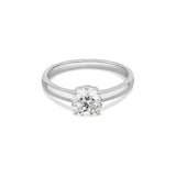 Solitärring Classic · 1,00 ct Labordiamant · 14k Weißgold
