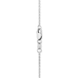 Anhänger Elegant · 1,50 ct Cushion-Cut-Labordiamant · 14k Weißgold