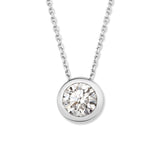 Anhänger Modern · 1,00 ct Labordiamant · 14k Weißgold