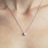 Anhänger Classic · 1,50 ct Labordiamant · 14k Weißgold