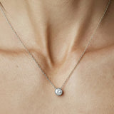 Anhänger Modern · 1,00 ct Labordiamant · 14k Weißgold