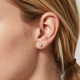 Ohrstecker Classic · je 0,50 ct Labordiamant · 14k Weißgold